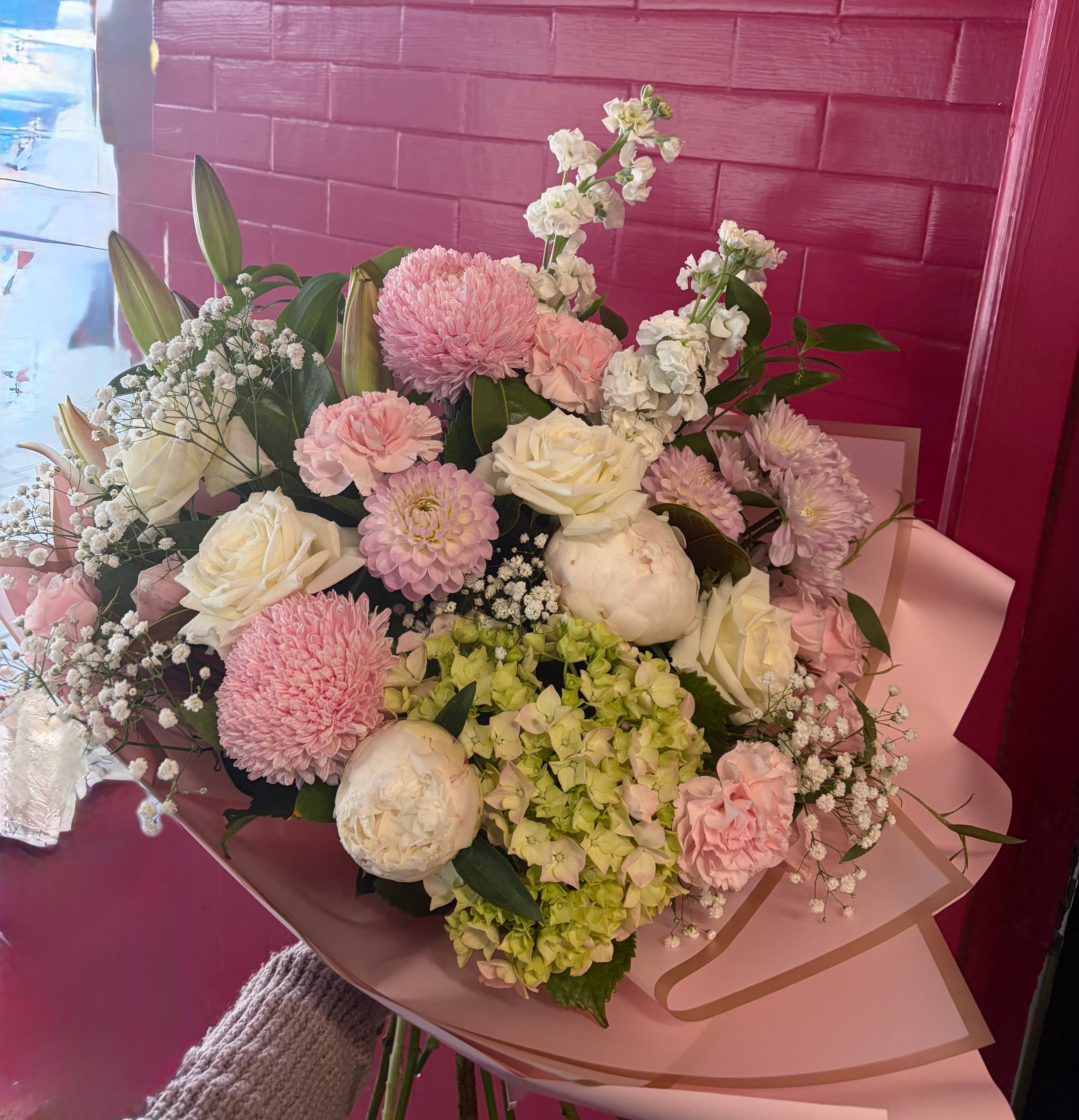 Graceful Pastel Pink and Whites