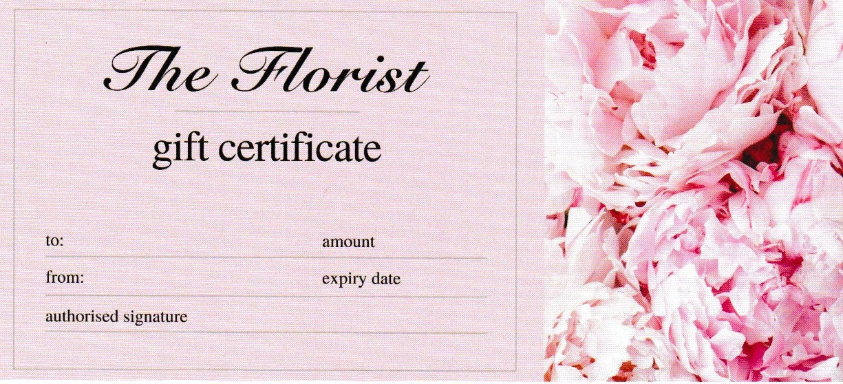 The Florist Oamaru Gift Voucher