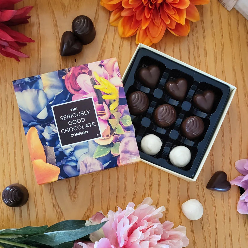 Floral 9 piece Chocolate box