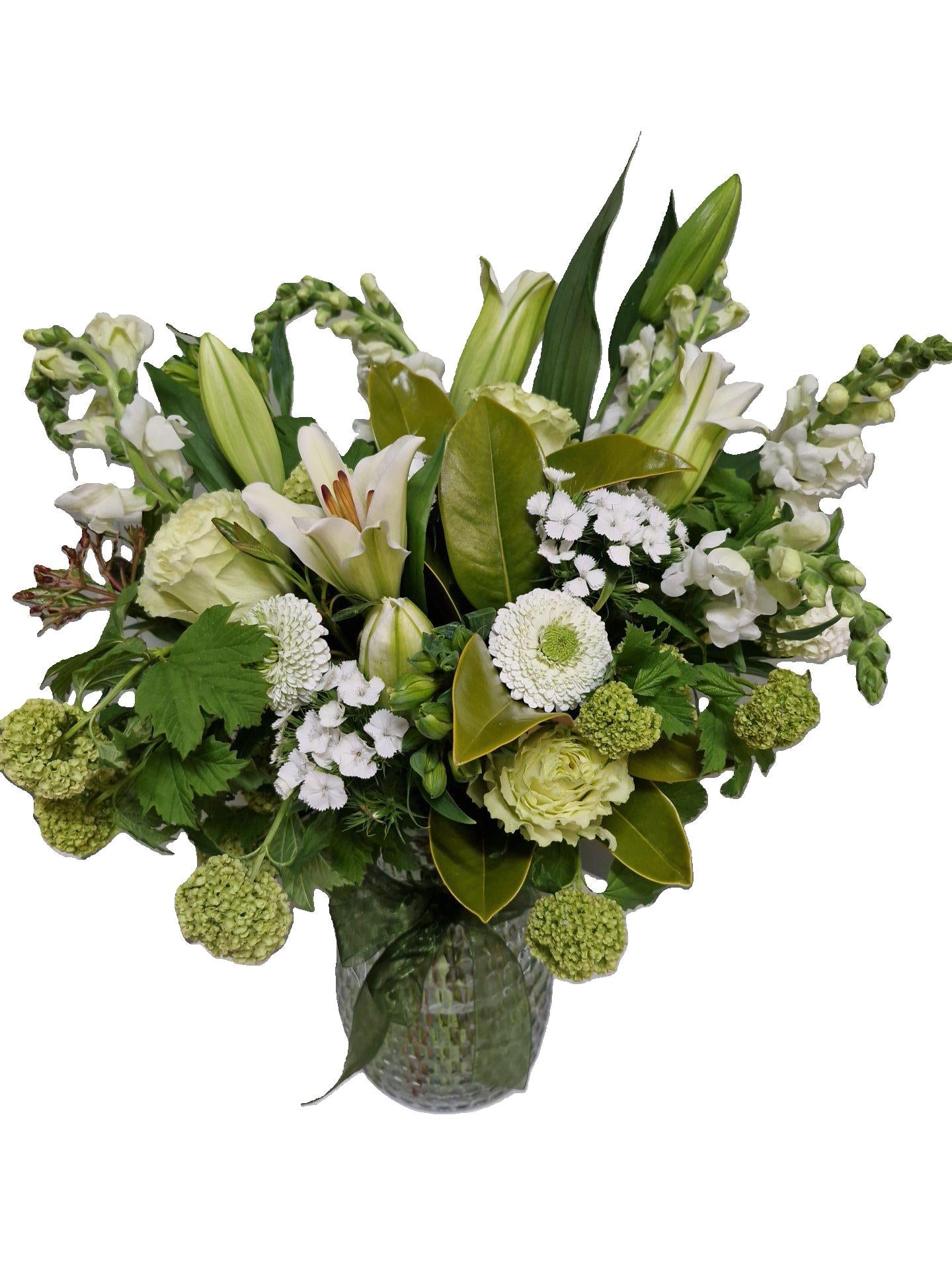 White & Green Bouquet