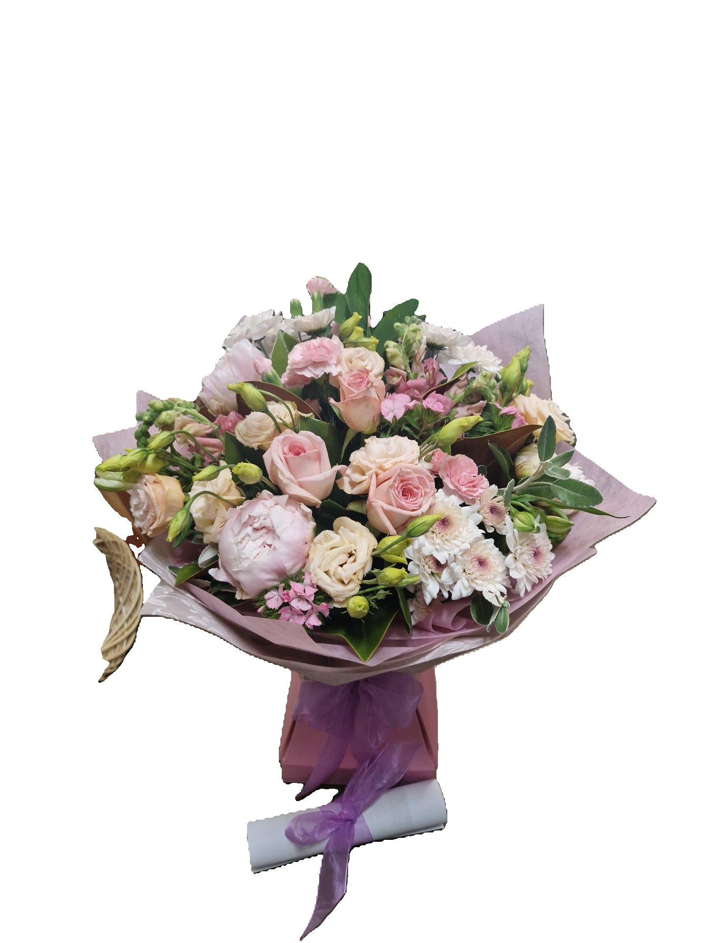 Graceful Pastel Pink and Whites