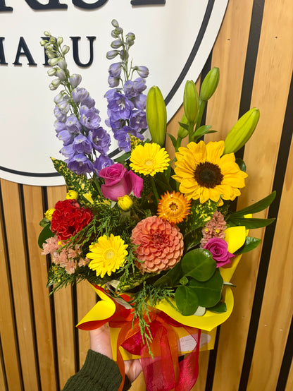 Floral box arrangement