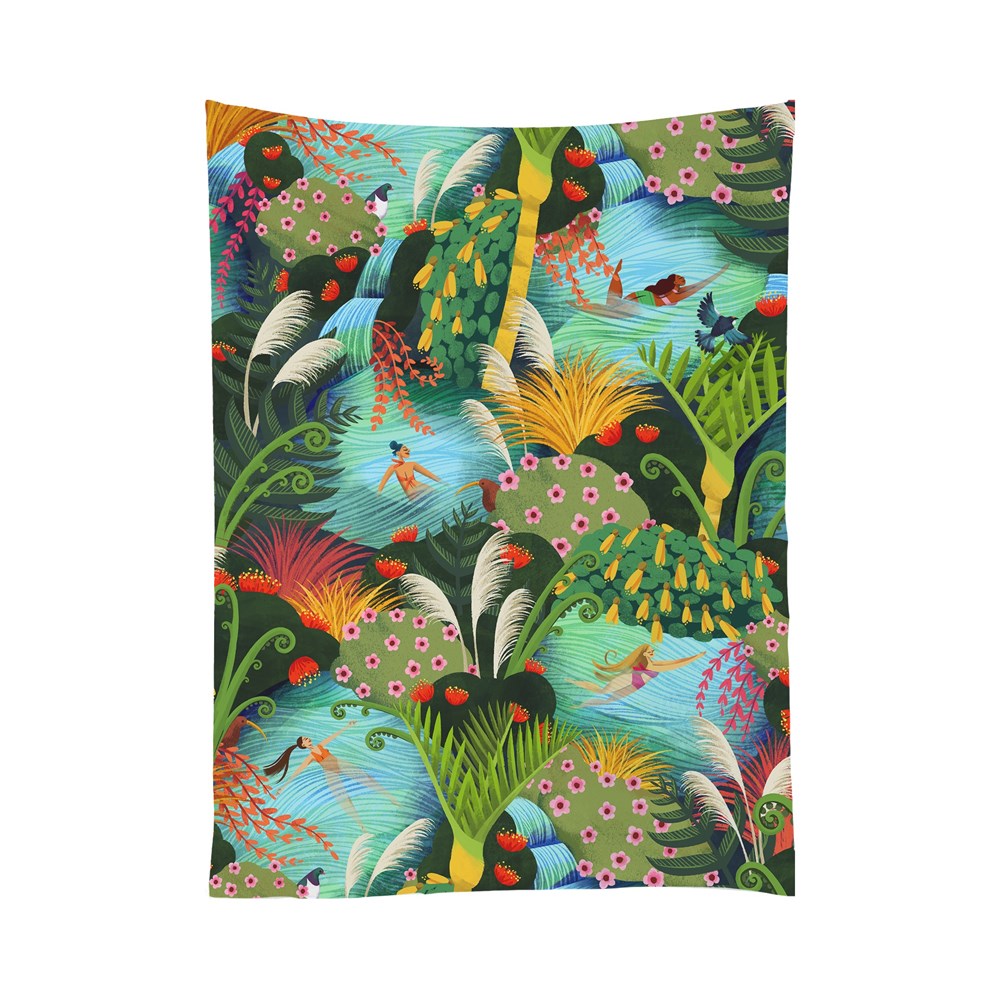Wahine in Water Tea Towel
