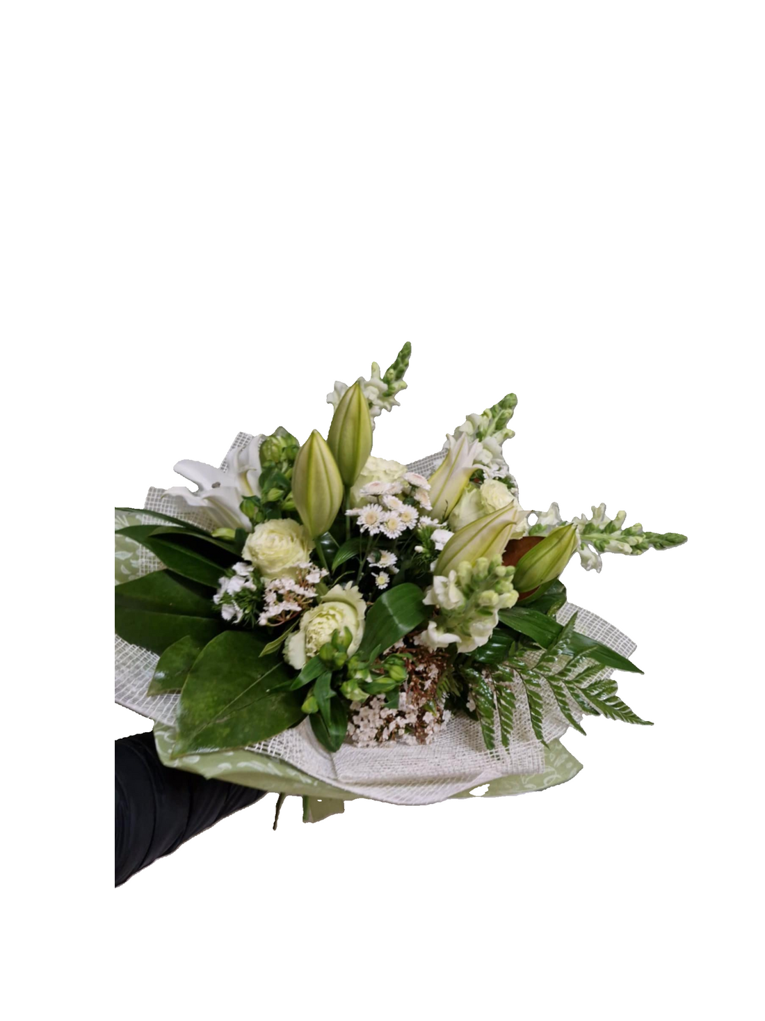 White &amp; Green Bouquet