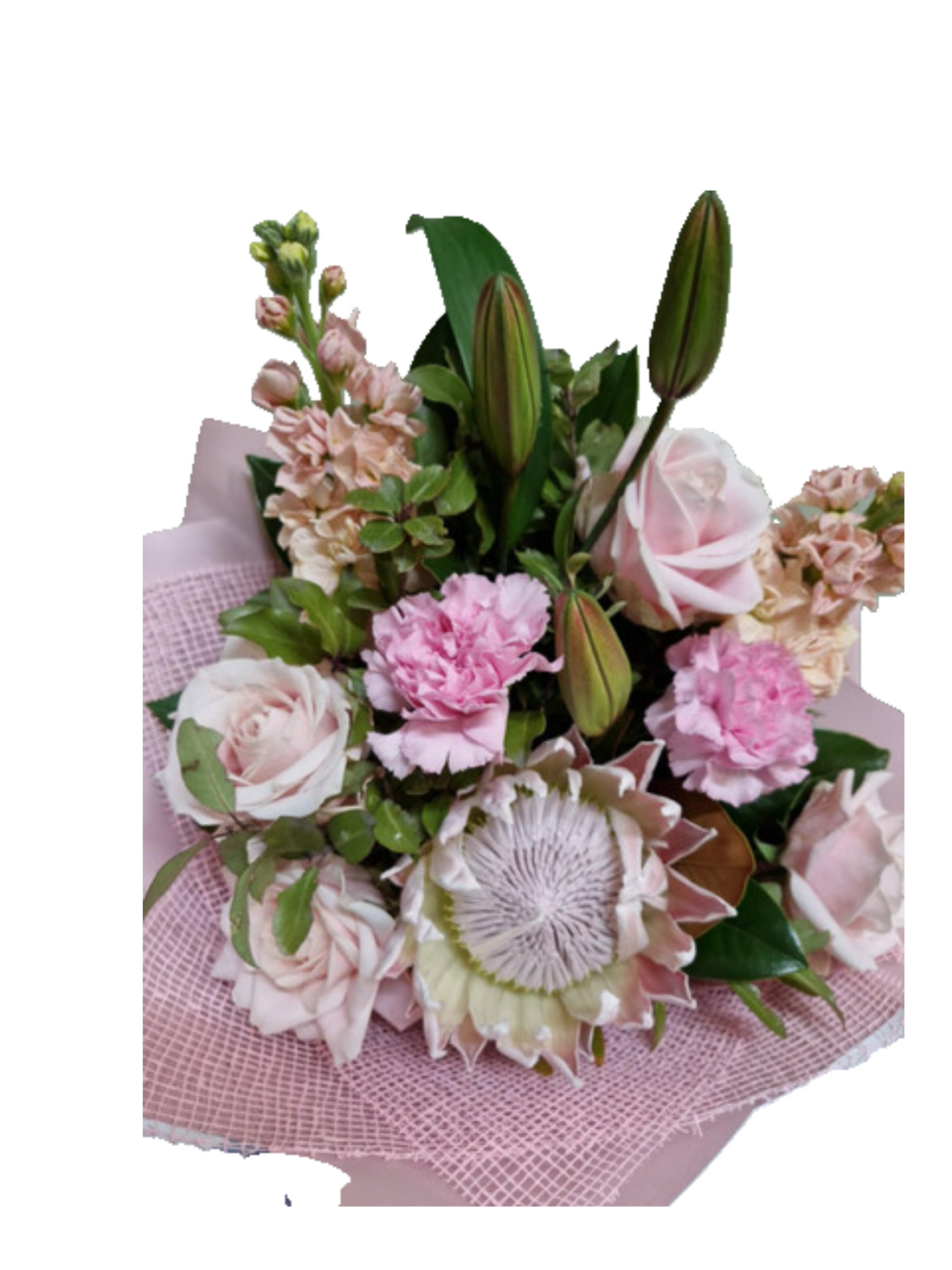 Graceful Pastel Pink and Whites