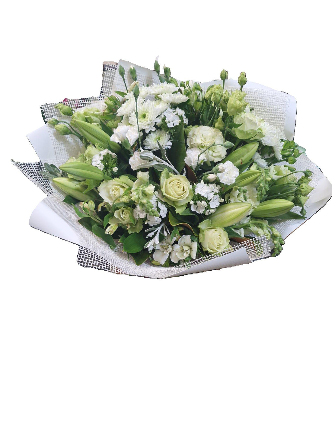 White &amp; Green Bouquet