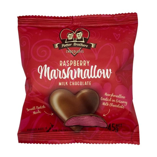 Raspberry Marshmallow Chocolate Heart